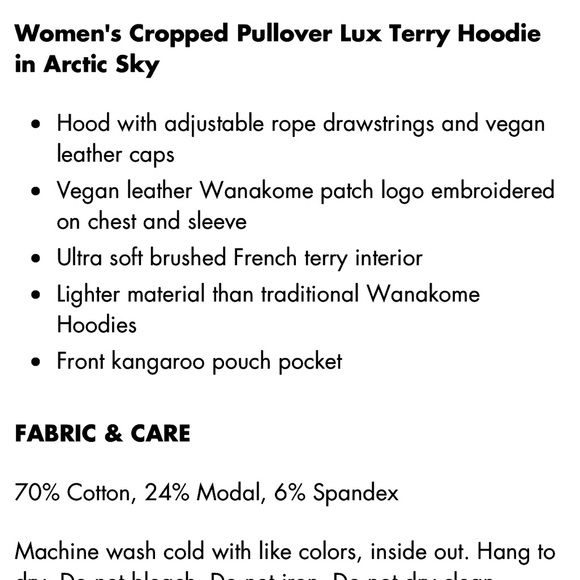 Wanakome Etta LUX Hoodie in Arctic Sky - Picture 4 of 4